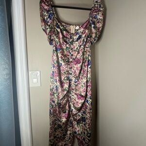 Floral Puff Sleeve Dress